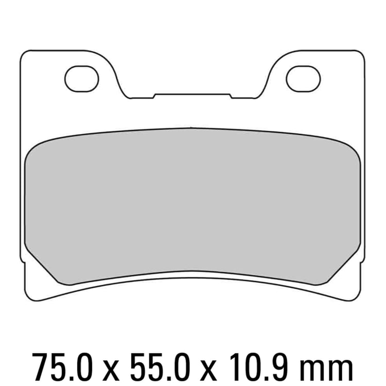 Ferodo FDB666P 5MM Holes Brake Pads