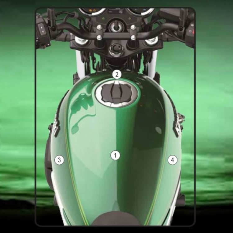 Eazi-Guard Kawasaki Z650RS Gloss Tank Protection Film