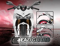 Eazi-Guard Ducati SuperSport Matte Paint Protection Film