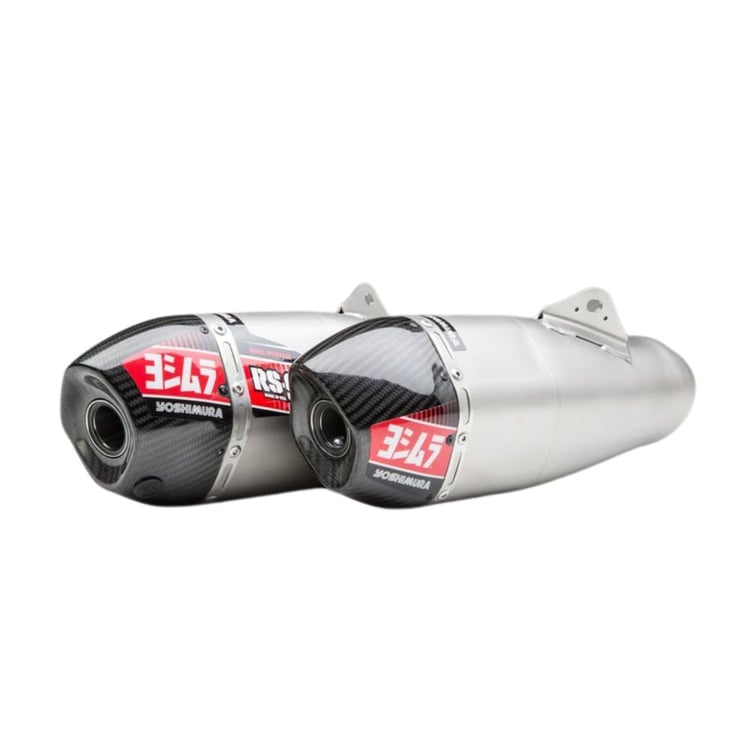 Yoshimura RS-9T Honda CRF450R/RX (19-20) / CRF450R-S (2022) Stainless Slip-On Exhaust/Stainless Mufflers