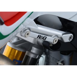 R&G MV Agusta F4 RC Silver Rear Foot Rest Blanking Plate