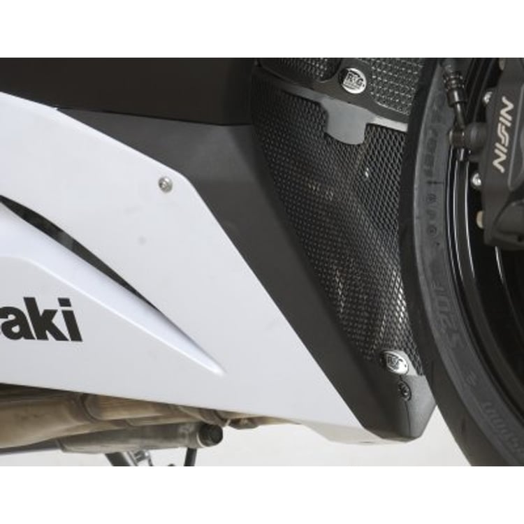 R&G Kawasaki Ninja ZX6R 636 Black Downpipe Grille