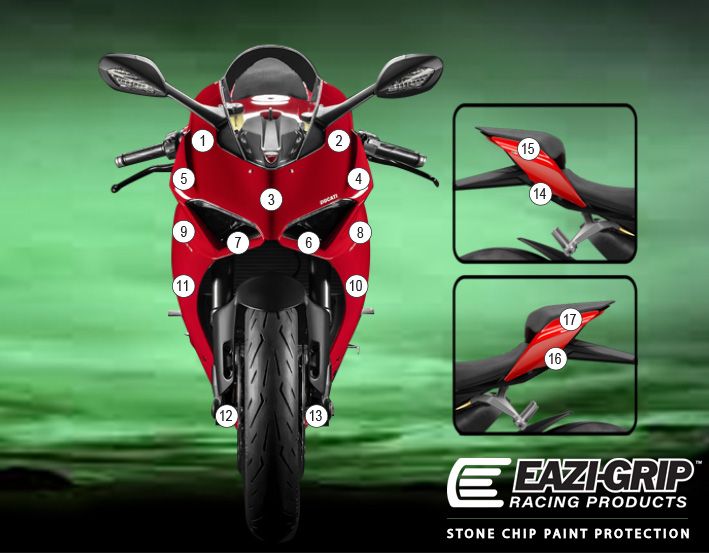 Eazi-Guard Ducati Panigale V2 Gloss Paint Protection Film