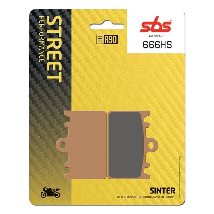 SBS Sintered Road Front Brake Pads - 666HS