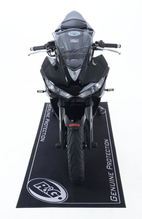 R&G (2m x 0.75m) Motorcycle Black Garage Mat