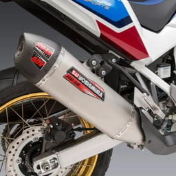 Yoshimura Honda Africa Twin (20-22) RS-12 Stainless Slip-On Exhaust/Stainless Exhaust