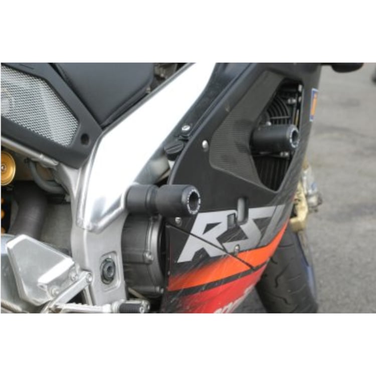 R&G Aprilia RSV Mille/RSVR Black Crash Protectors