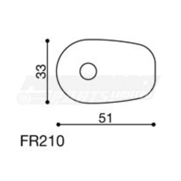Rizoma FR210B Indicator Mounting Adapters