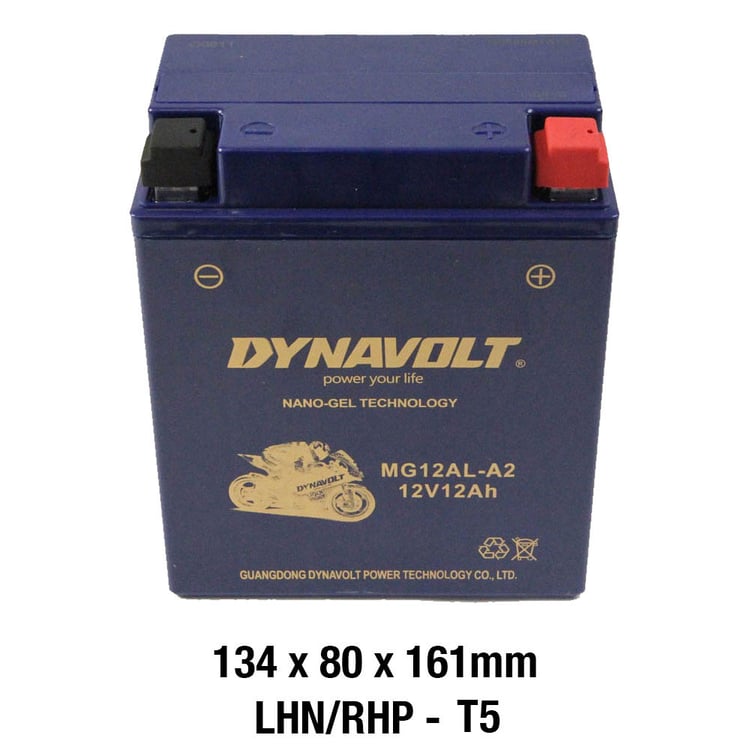 Dynavolt MG12AL-A2 / T5 Nano-Gel Battery