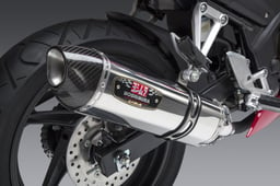 Yoshimura Race R-77 Honda CBR300R (15-21)/CB300F (15-16) Stainless Slip-On Exhaust/Stainless Muffler