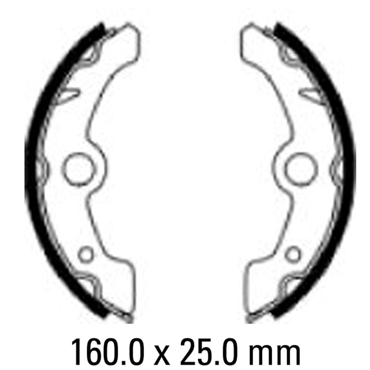 Ferodo FSB933 No Springs Brake Shoe Set