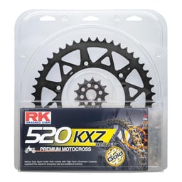 RK Lite Kawasaki KX450F 06-21 Black 13/50 Chain & Sprocket Kit