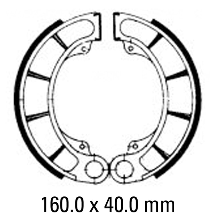 Ferodo FSB711 Brake Shoe Set