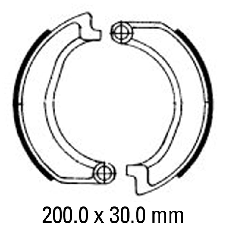 Ferodo FSB806 Brake Shoe Set