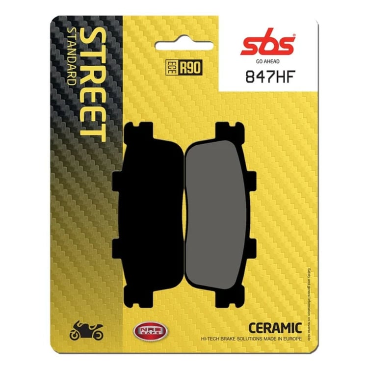 SBS Ceramic Front / Rear Brake Pads - 847HF