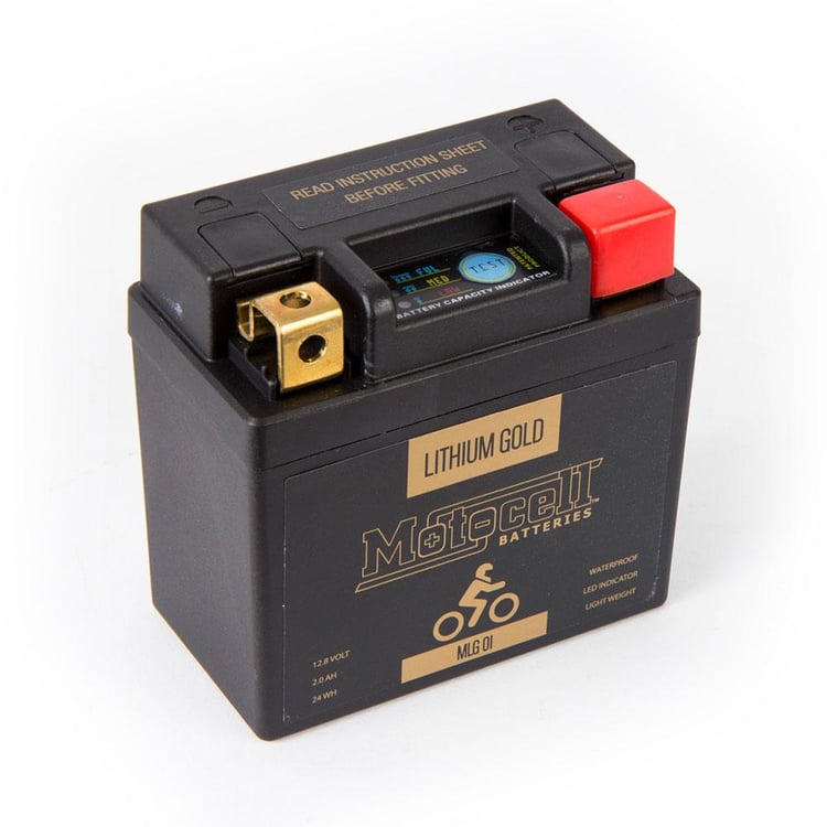 Motocell Lithium Gold MLG01 24WH Battery