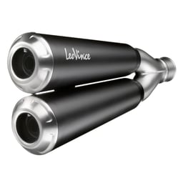 LeoVince GP Duals Yamaha XSR700 16-20 dBA Stainless Black Full System Exhaust