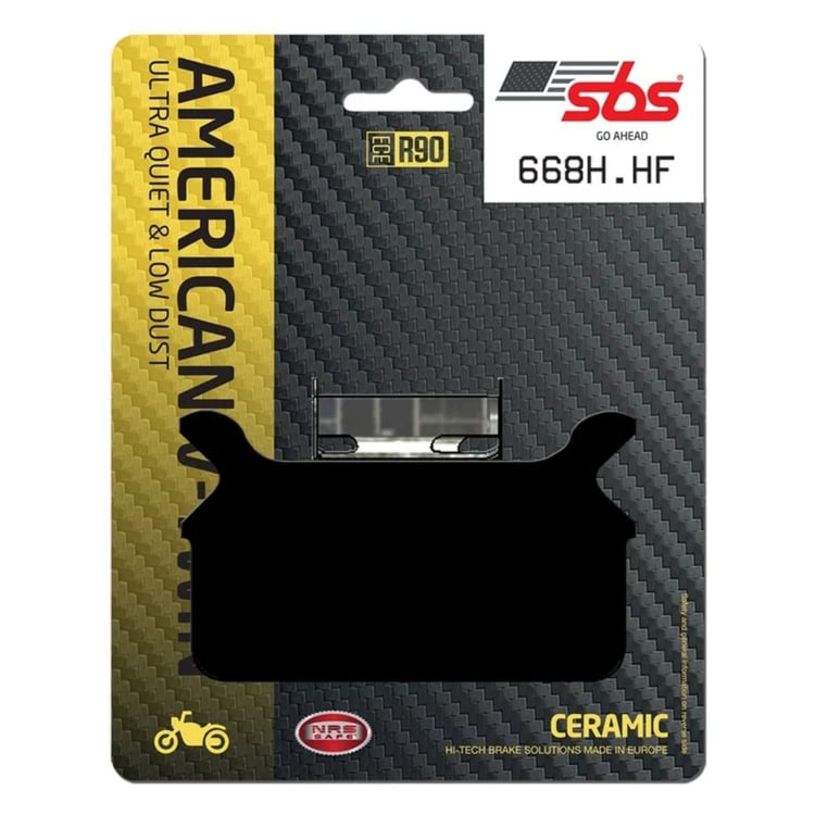 SBS HD Ceramic Front / Rear Brake Pads - 668H.HF