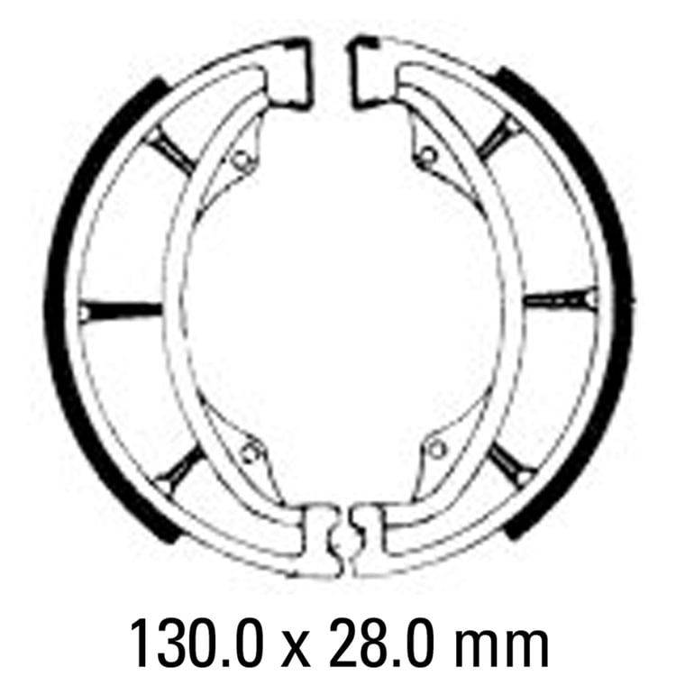 Ferodo FSB721A Eco Friction Brake Shoe Set