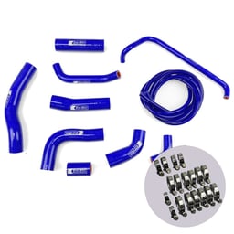 Eazi-Grip Yamaha YZF-R6 Blue Silicone Hose and Clip Kit