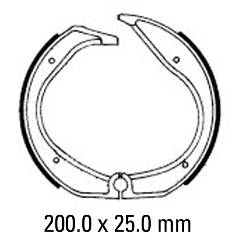 Ferodo FSB701 No Springs Brake Shoe Set