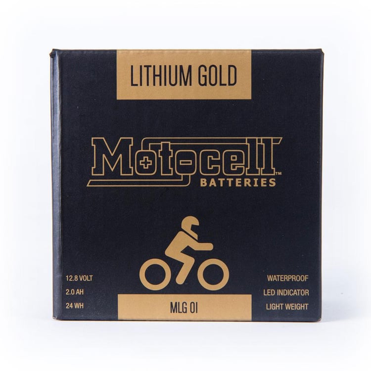 Motocell Lithium Gold MLG01 24WH Battery