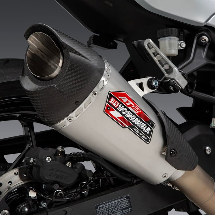 Yoshimura Kawasaki Ninja 500/Z500/Ninja 400 Race AT2 Stainless Steel Full Exhaust