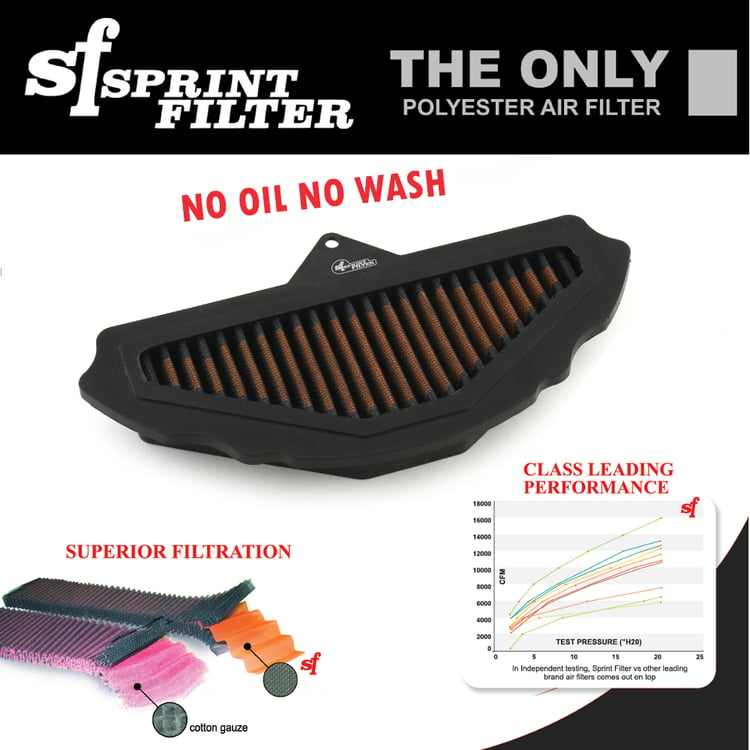 Sprint Filter P08 Kawasaki Ninja ZX-10R 2008 - 2010 Air Filter