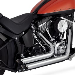 Vance & Hines Shortshots Staggered Softail 12-17 Chrome Full Exhaust System