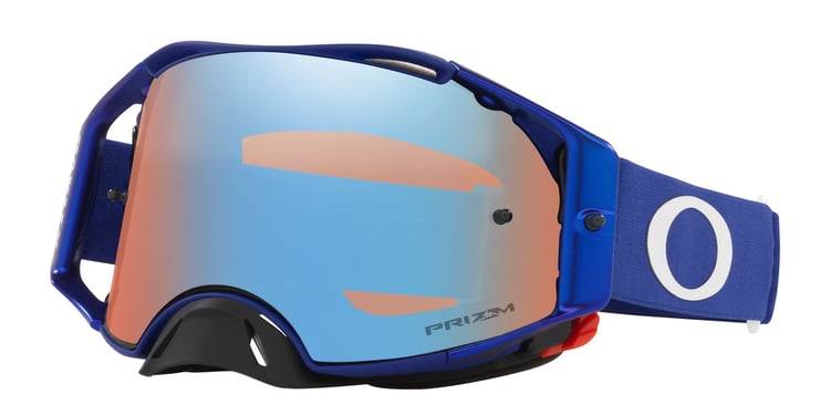 Oakley Airbrake Moto Blue / Prizm Sapphire Lens MX Goggles