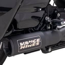 Vance & Hines Hi-Output RR 2-1 Touring 17-23 Stainless Black Full Exhaust System