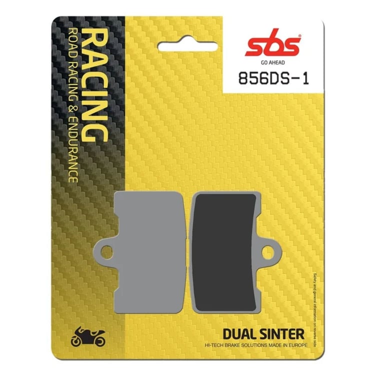 SBS Dual Sinter Racing Front Brake Pads - 856DS