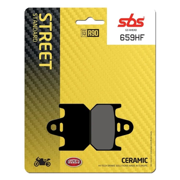 SBS Ceramic Front / Rear Brake Pads - 659HF