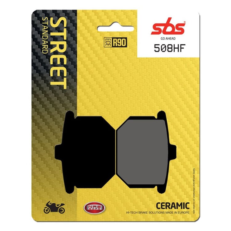 SBS Ceramic Front / Rear Brake Pads - 508HF