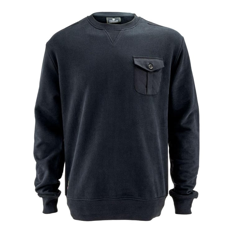 Merlin Hagley Long Sleeved Black Sweatshirt