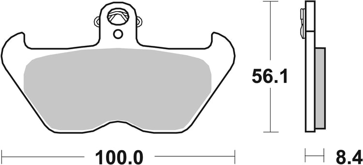 SBS Ceramic Front / Rear Brake Pads - 703HF