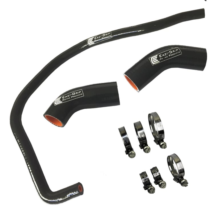 Eazi-Grip Yamaha YZF-R1 Black Silicone Hose and Clip Kit