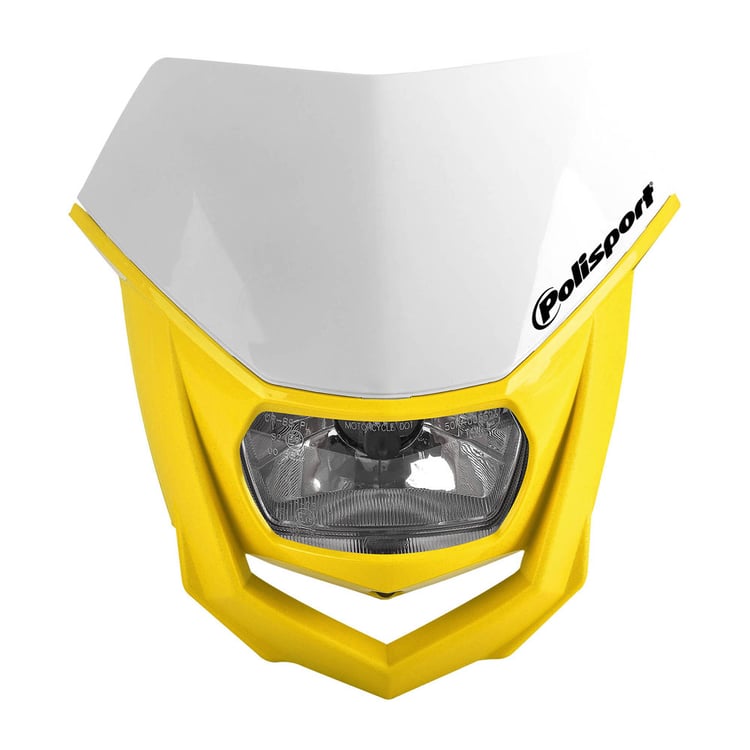 Polisport Halo Yellow/White Headlight