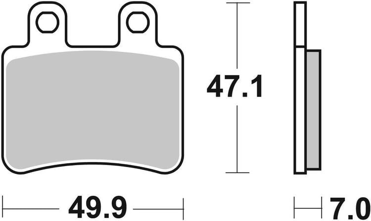 SBS Ceramic Front / Rear Brake Pads - 773HF