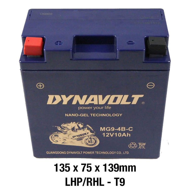 Dynavolt MG9-4B-C Nano-Gel Battery