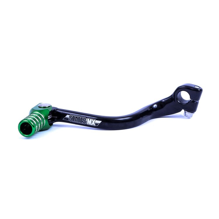 States MX Kawasaki KX125 00-02/KX250 00-08 Green Forged Gear Lever