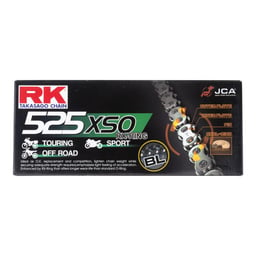RK BL525XSO-120L Black/Gold Chain