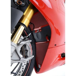 R&G Ducati 899 Panigale 13-15 / 1299 15-17 Red Radiator Guard Set