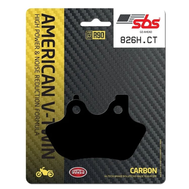 SBS HD Carbon Tech Road Front / Rear Brake Pads - 826H.CT