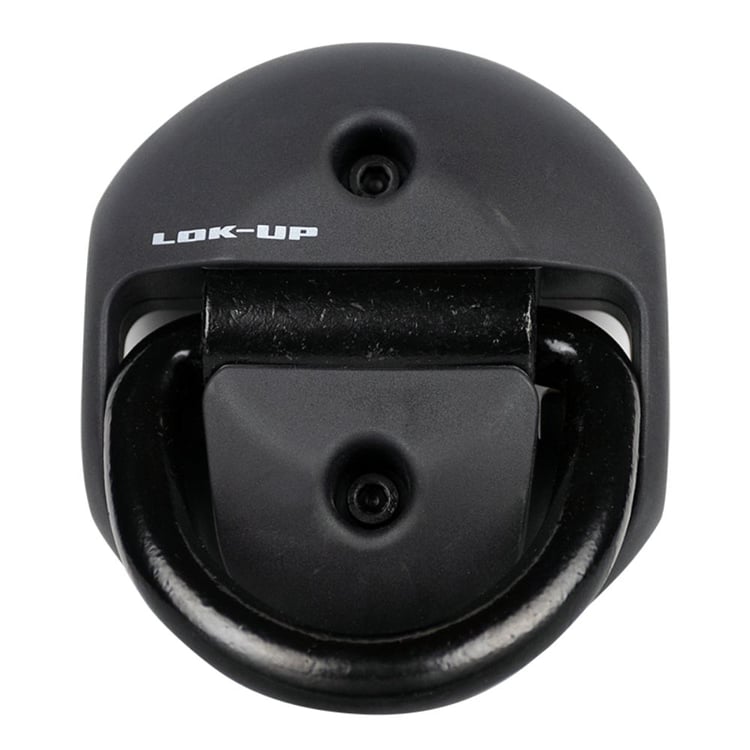 Lok-Up 75mm Black Heavy Duty Floor Mount