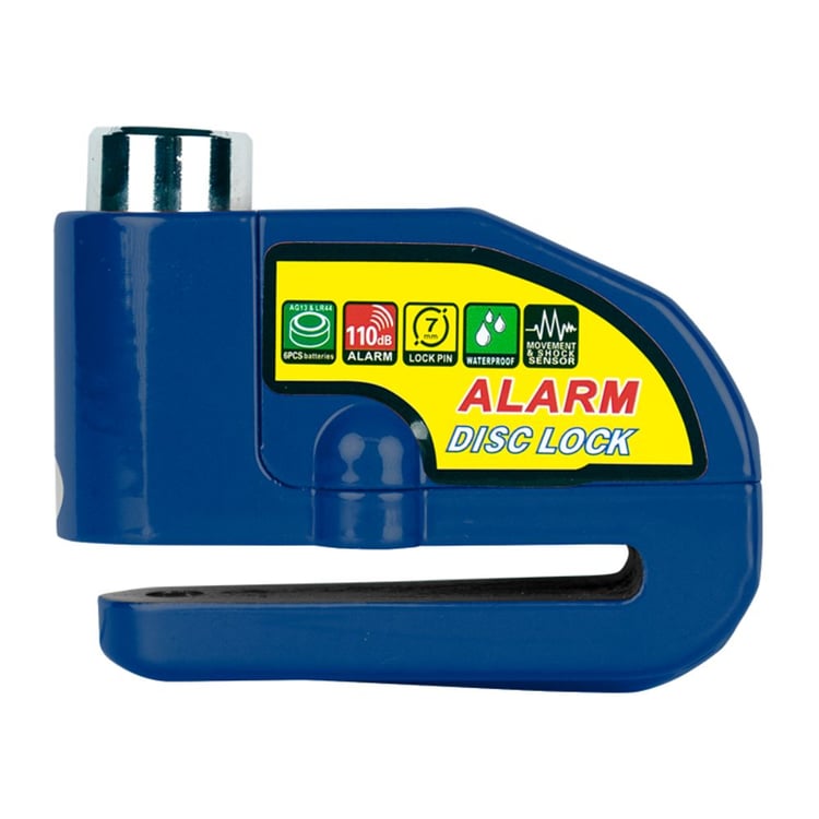 Lok-Up 5.5mm 110db Blue Alarm Disc Lock