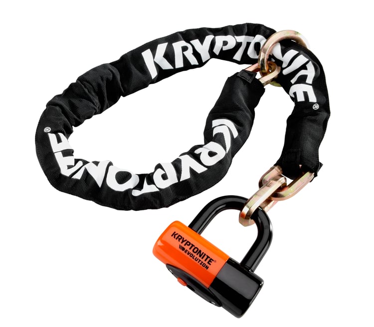 Kryptonite New York Cinch Ring Chain & Evolution Disc Lock