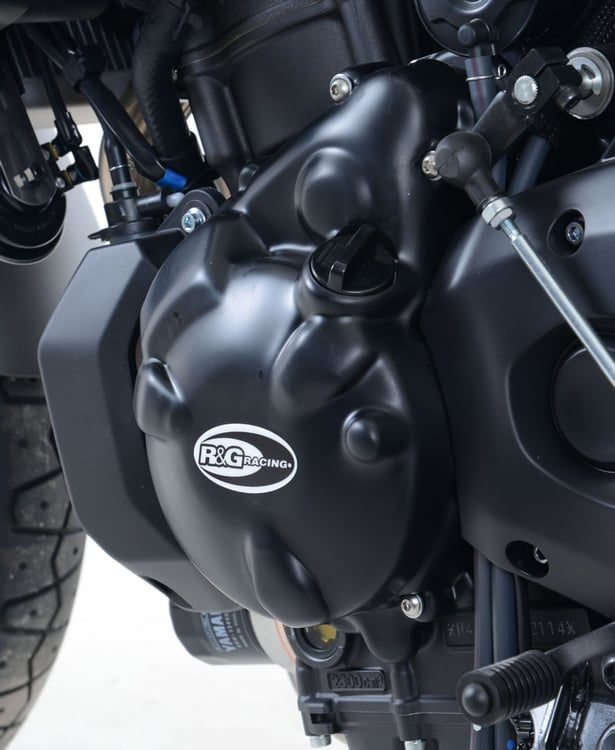 R&G Yamaha MT-07/XSR700/Tracer 700/GT Black Engine Case Cover Kit (2pc)