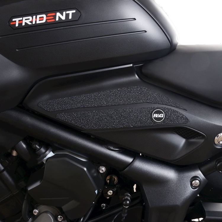 R&G Triumph Trident 660 '21- Black Tank Traction Grips