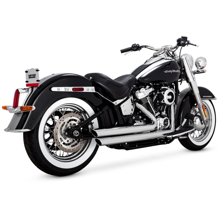 Vance & Hines Bigshot Staggered Softail 18-20 Chrome Full Exhaust System
